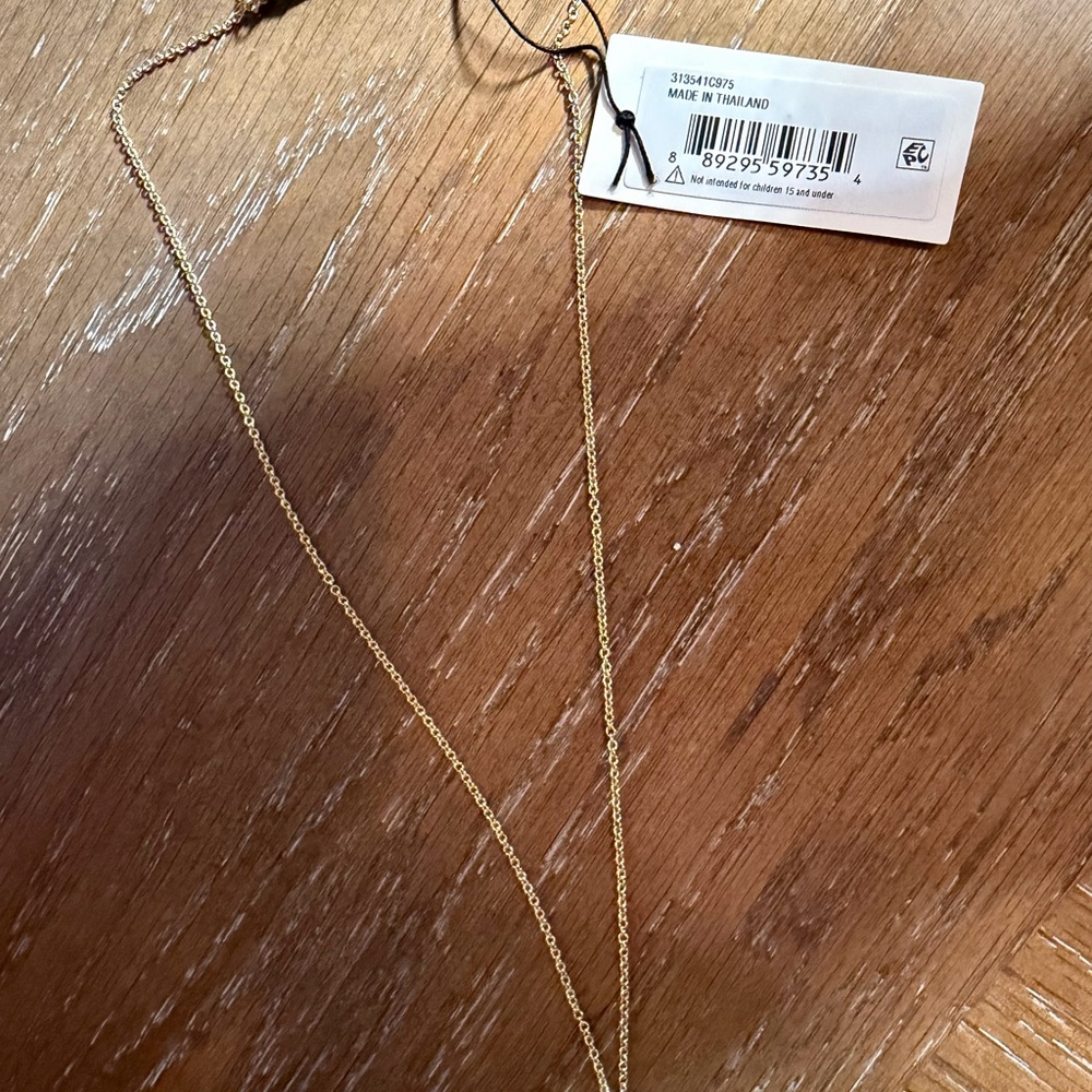 Coach Gold Double Chain Necklace